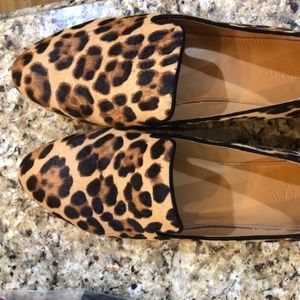 J Crew leopard Flats